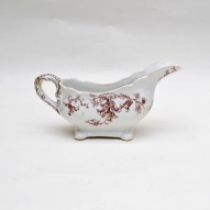 Doulton-Burslem-Gravy-Boat, Doulton-Burslem, Gravy-boat, Wattle-Pattern,