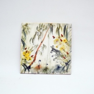 Neil-Douglas-pottery. AMB-Pottery, Painted-tiles