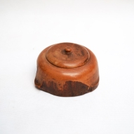 Early-Turned-Treen-Lidded-Box