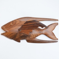 Pitcairn-Island-fish-carving, Pitcairn-Island, Reynold-Warren