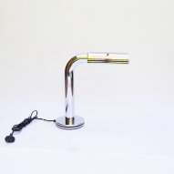 Chrome-Desk-lamp, mid-century-lighting,