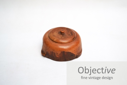 Early-Turned-Treen-Lidded-Box