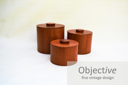 Teak-Canisters, 