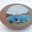farewell-gift Australian-colonial-art, Folk-art, Australian-Colonial, Painted-Emu-Egg,