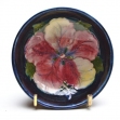 Moorcroft-hibiscus-bowl, Moorcroft-pottery,