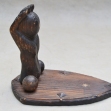 Hand-Holding-Ball, North-Carolina-Folk-art-carving,