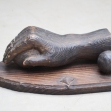 Hand-Holding-Ball, North-Carolina-Folk-art-carving,