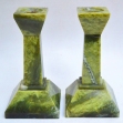 Green-Onyx, Green-Onyx-Candle-Holders,