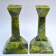 Green-Onyx, Green-Onyx-Candle-Holders,