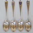 Enameled-tea-spoons, London-hallmarks, David-Landborough-Fullerton, David-Fullerton