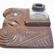 Maori-carving, Maori-inkwell, Maori-carving, first-arts, artificial-curiosities,