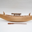 Nauru-model-canoe, Micronesian-art, Pacific-canoes, Nauruan-canoe, PNG-Art, first-arts, artificial-curiosities,