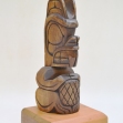 Beaver-Carved-Joe-Becker, Joe-Becker-Musqueam, Beaver-Carving,