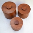 Teak-Canisters, 